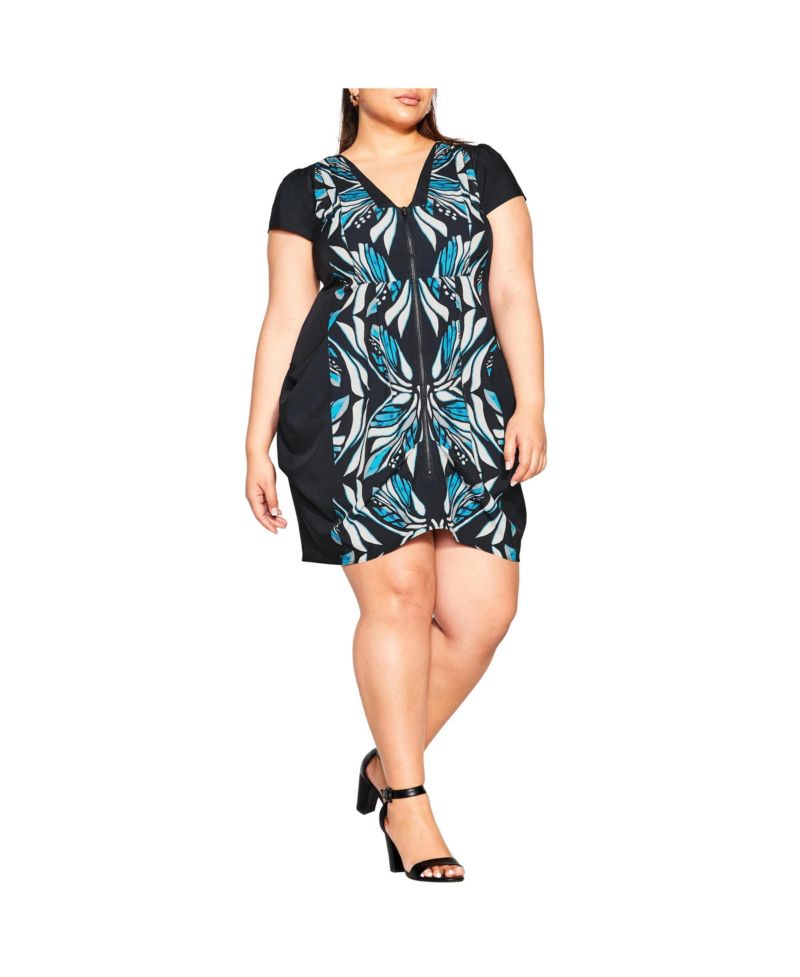 Plus Size Nadia Zip Tunic