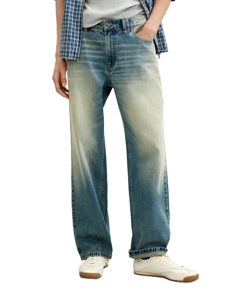Men's Plain denim trousers
