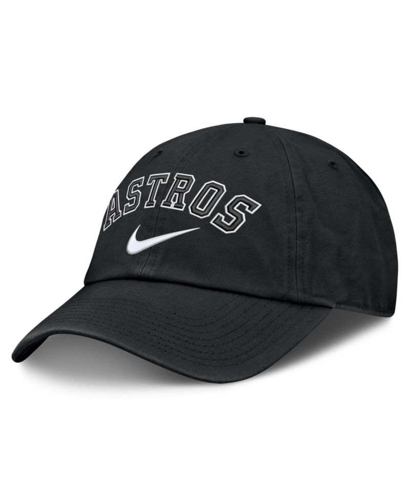 Men's Black Houston Astros Primetime Club Adjustable Hat