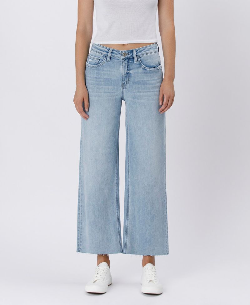 Women's High Rise Wide Leg Jeans