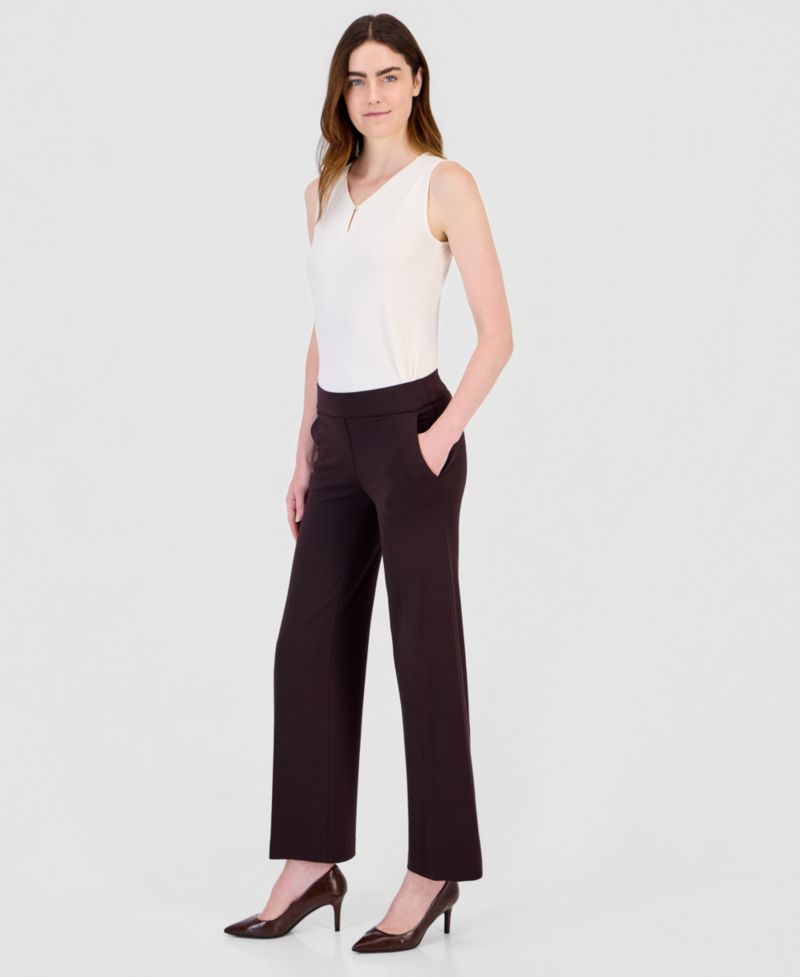 Women's Wide-Leg Pull-On Pants
