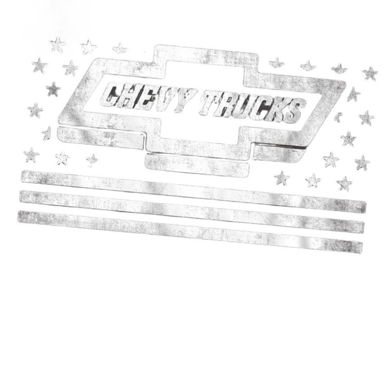 Men's Chevrolet Trucks USA Flag T-Shirt