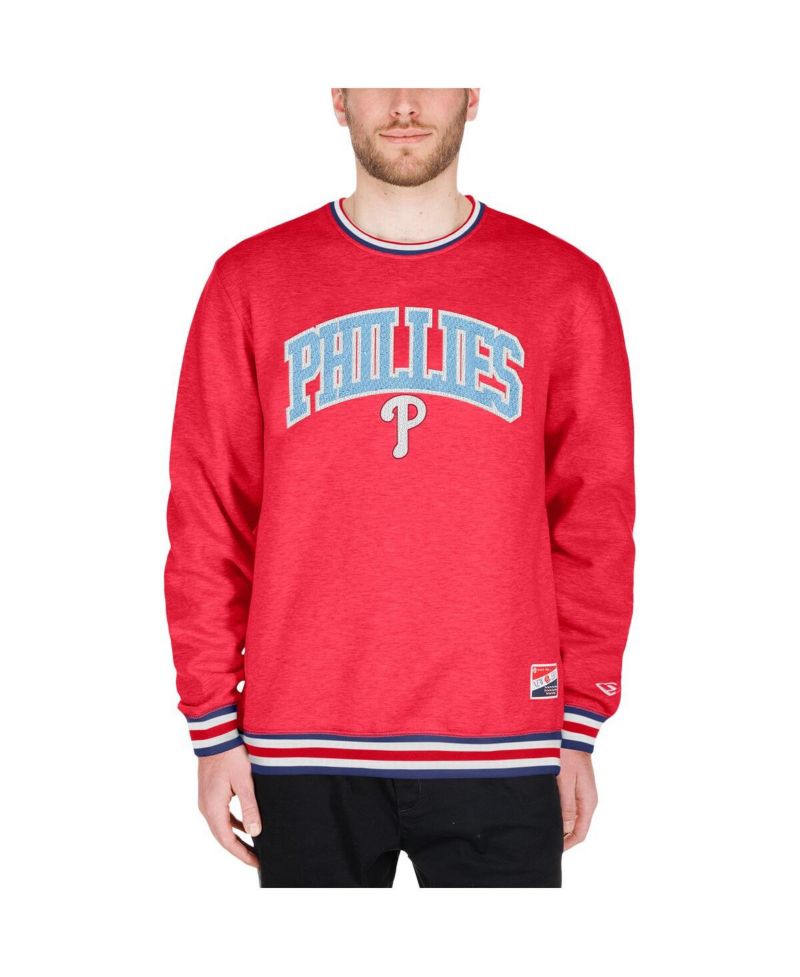 Men's Red Philadelphia Phillies Father's Day Pullover Sweatshirt