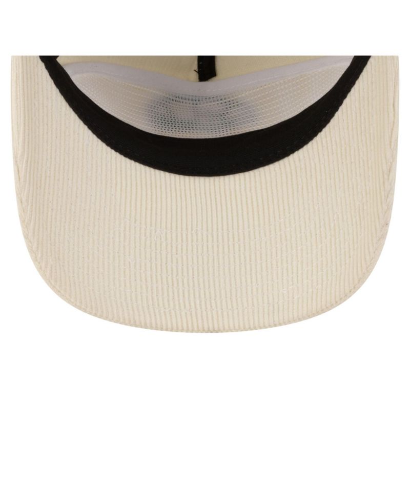 Men's White Golden State Warriors 19TWENTY 80s Chrome Corduroy Adjustable Hat