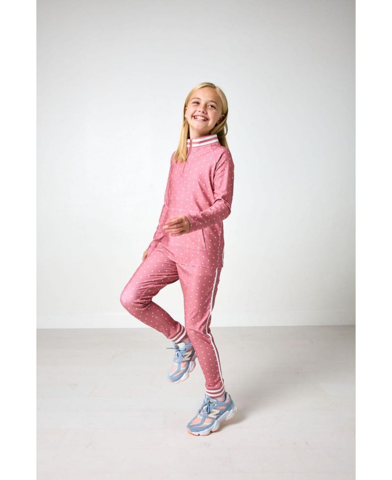 Girls' 6-16 Retro Half Zip