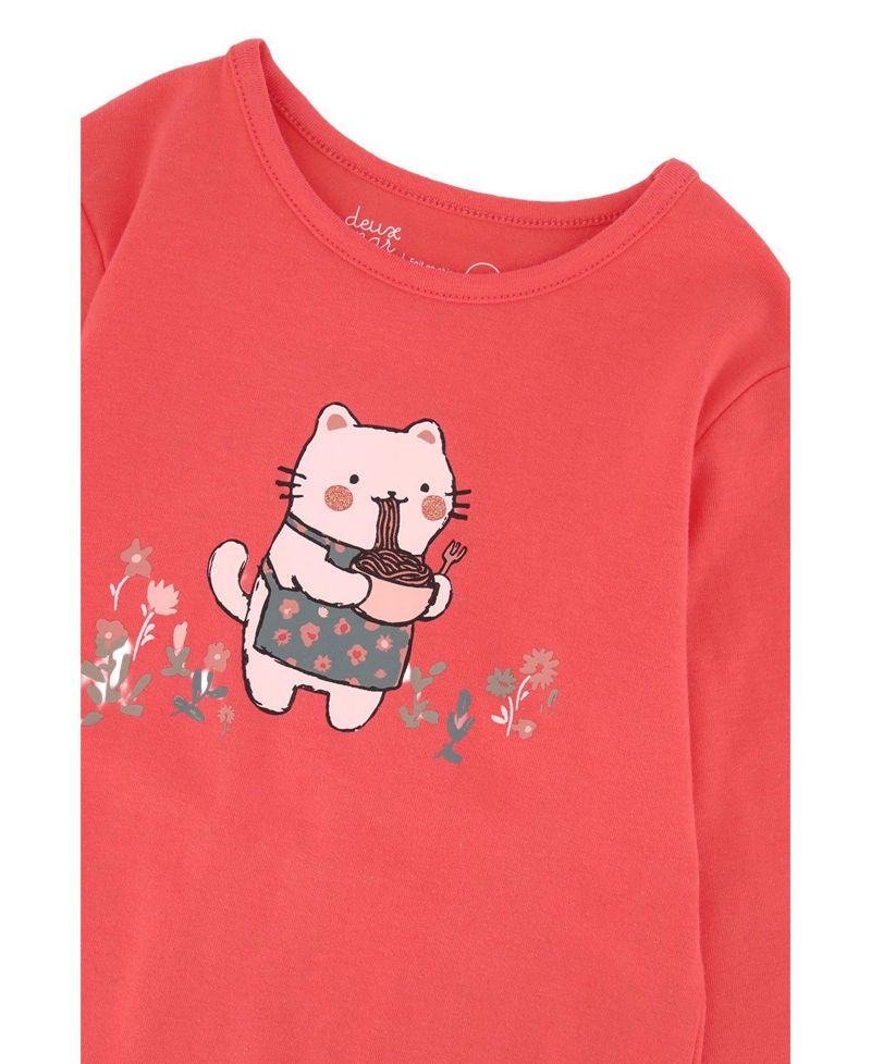 Baby Girl (12M - 24M) Cotton Long Sleeve T-Shirt