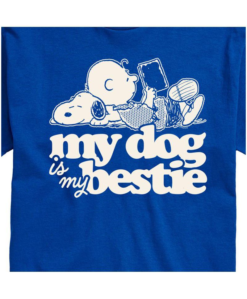 Hybrid Apparel Peanuts Dog Mens Short Sleeve Tee