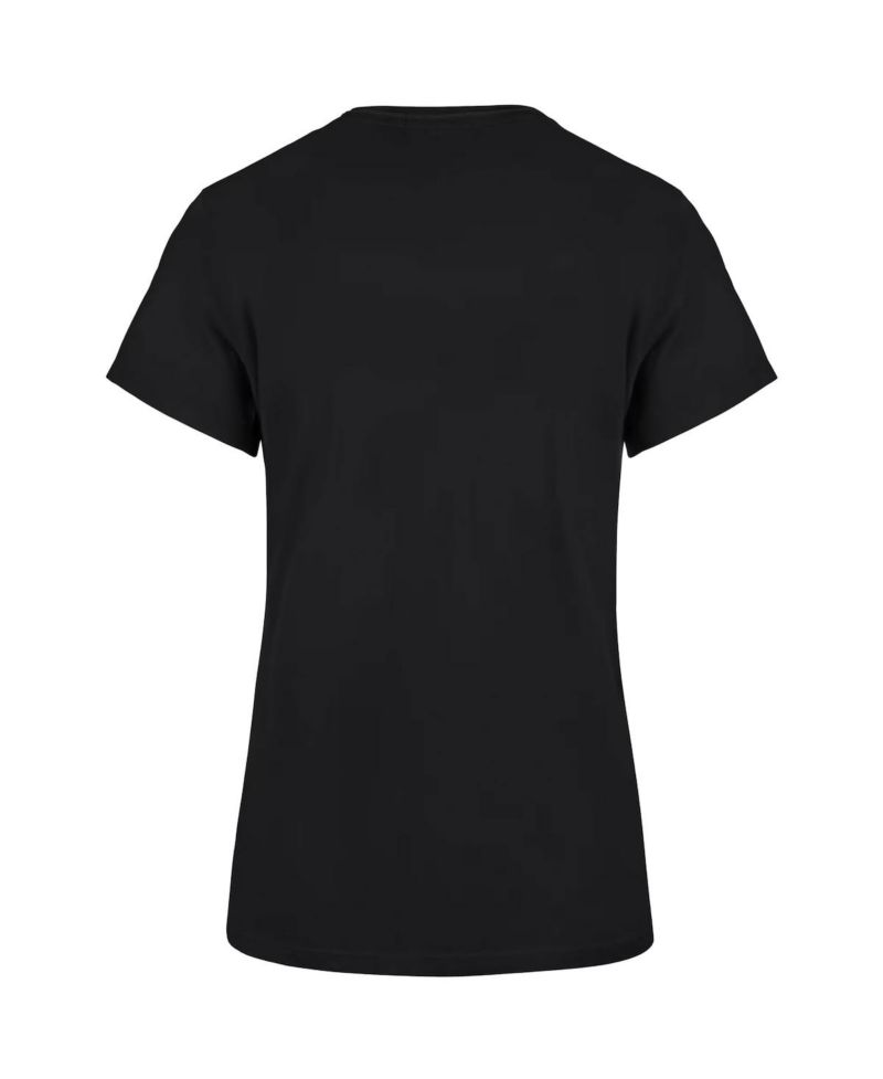 Women's x 47 Black Los Angeles Sparks Logo Lockup Plus Size V-Neck T-Shirt