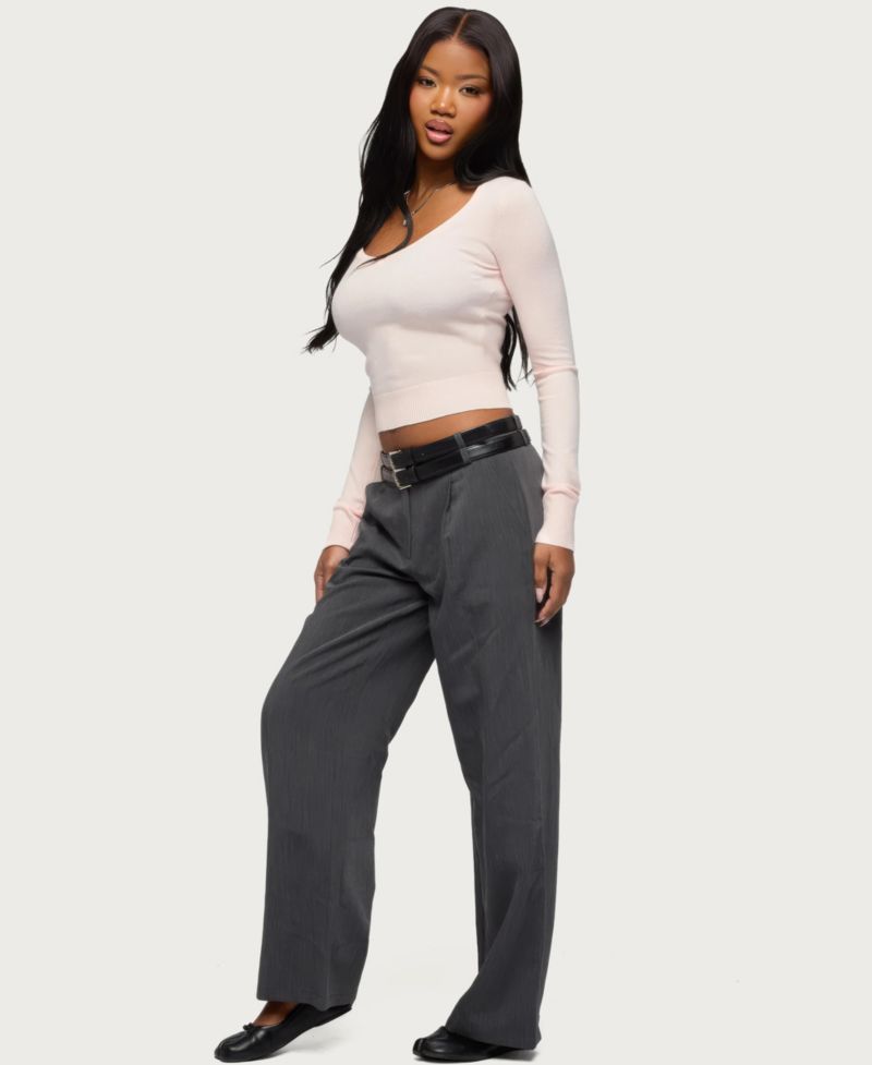 Women's Mercedes Knitted V Neck Sweaters