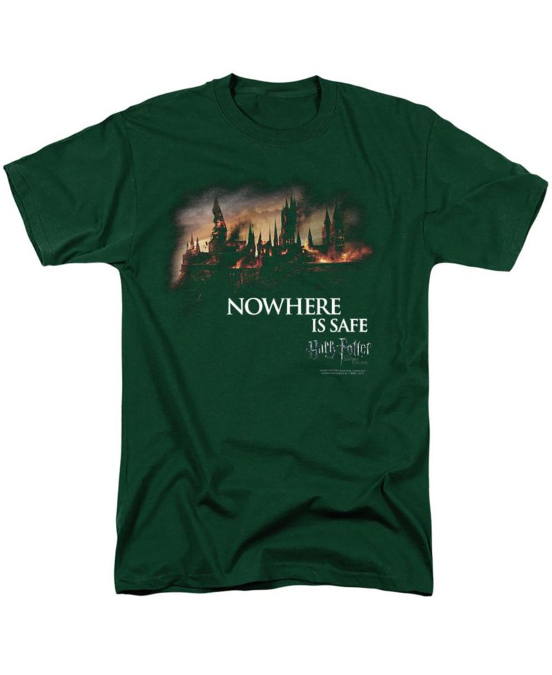 Big & Tall Burning Hogwarts T Shirt