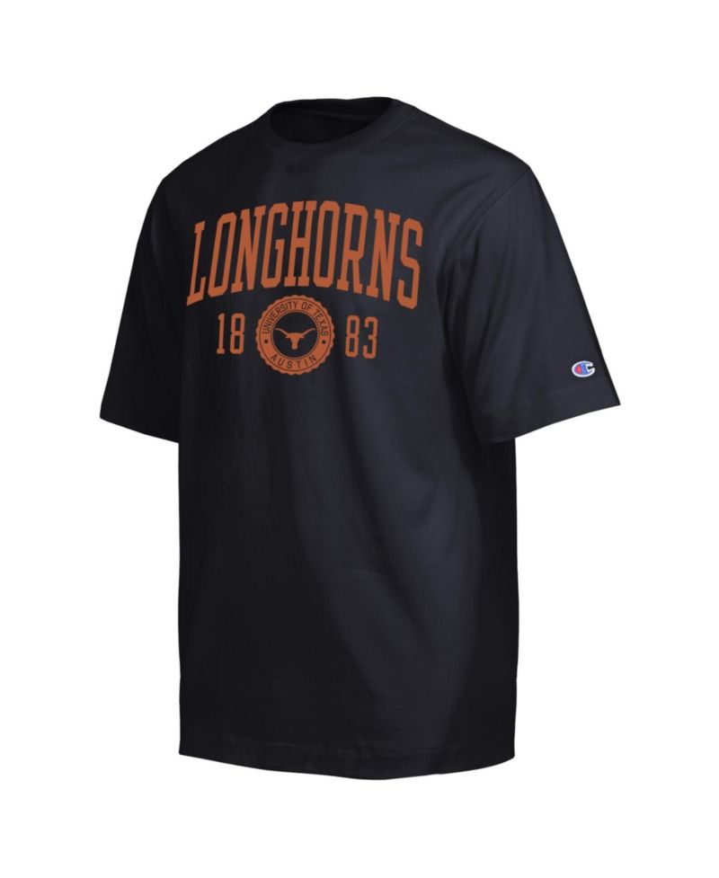 Men's Black Texas Longhorns Established Tradition Heavyweight T-Shirt