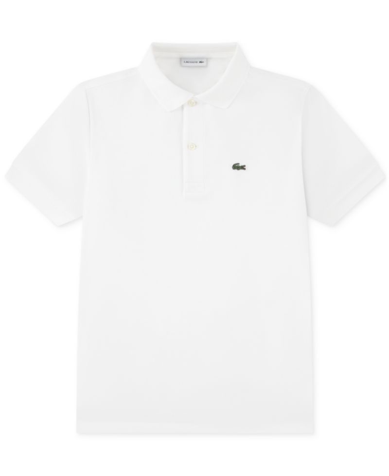 Boys' 8-20 Cotton Petit Piqu&eacute; Polo Shirt