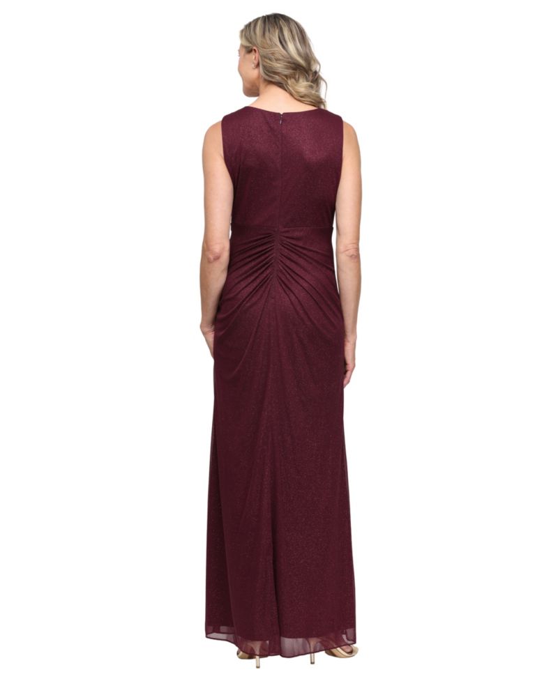 Petite Glitter Mesh Dress