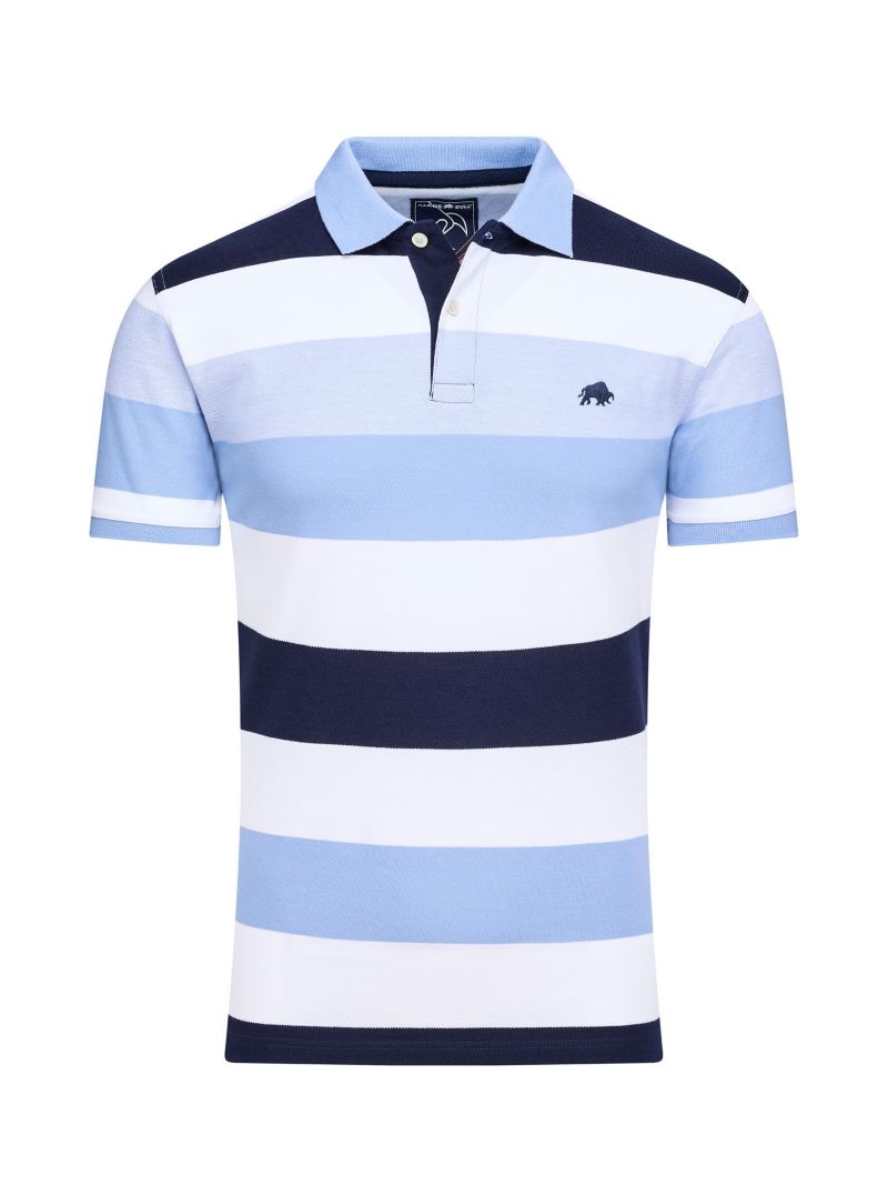 Men's Birdseye Hoop Pique Polo