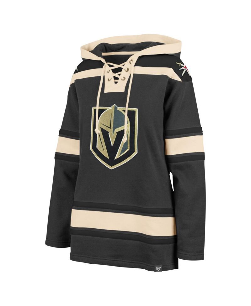 Women's Gray Vegas Golden Knights Superior Lacer Pullover Hoodie