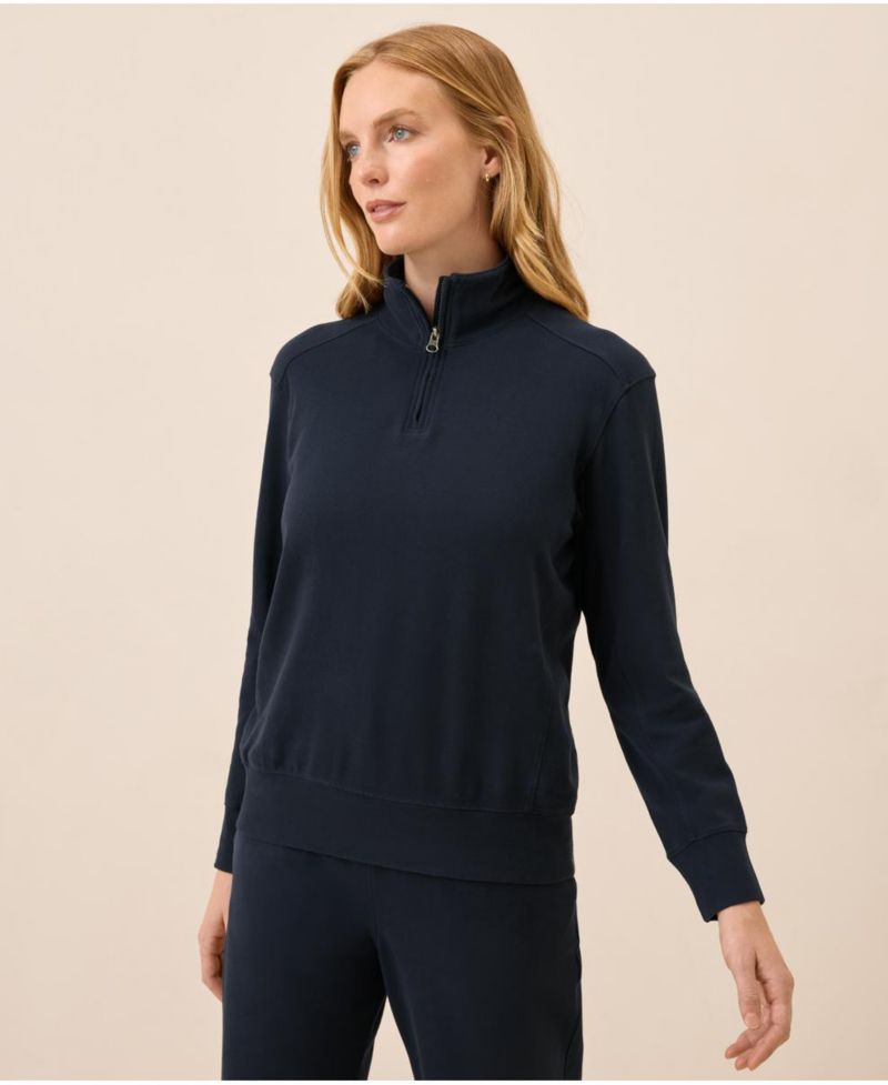 Men's Organic Cotton Roam Travel Quarter Zip