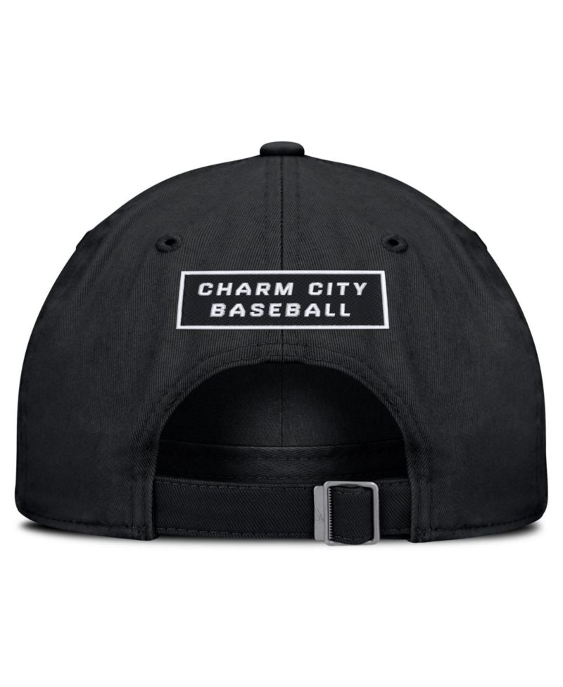 Men's Black Baltimore Orioles Primetime Club Adjustable Hat