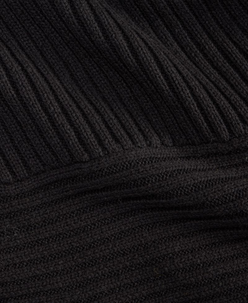 Women's Ribbed-Knit Asymmetrical-Hem Mockneck Sweater