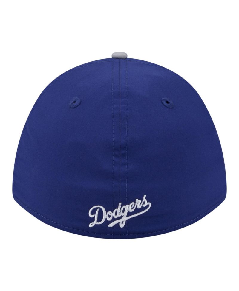 Men's Royal/Gray Los Angeles Dodgers Rope M-Crown A-Frame 39THIRTY Flex Hat