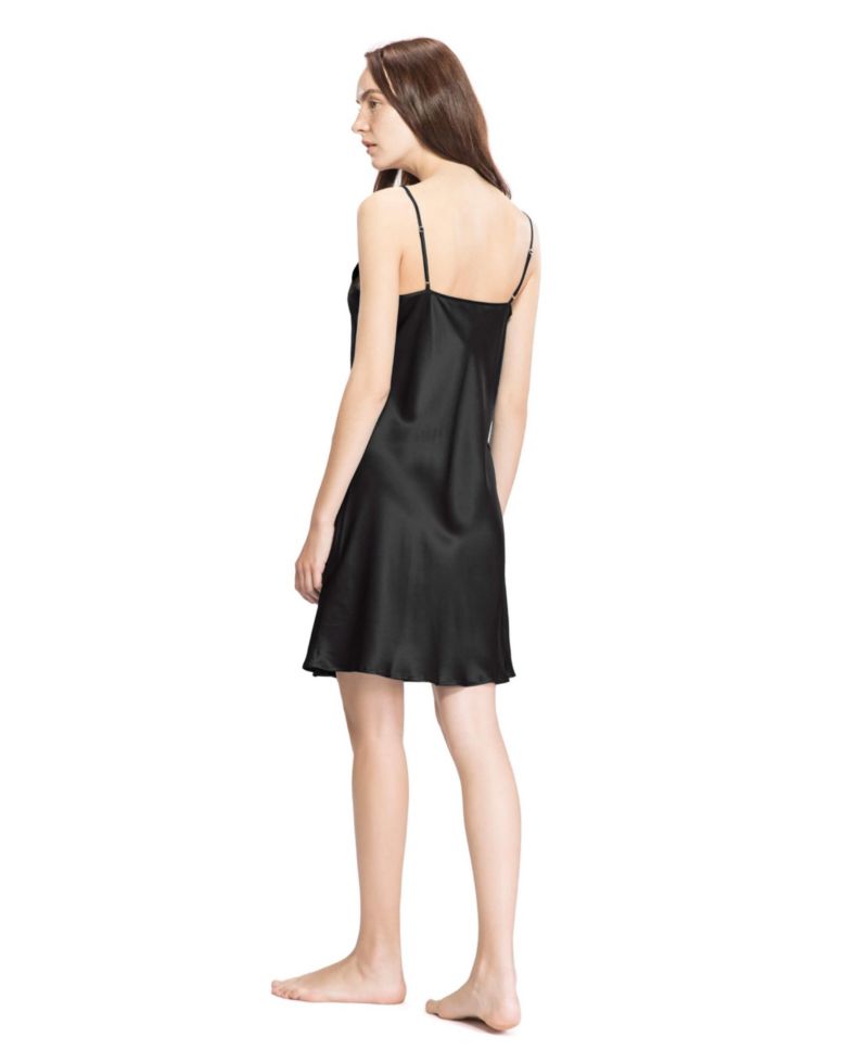 Women's 22 Momme Feminine Silk Chemise Nightgown