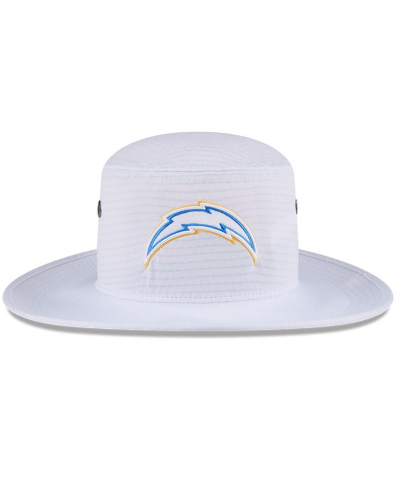 Men's White Los Angeles Chargers 2024 NFL Training Camp Panama Bucket Hat