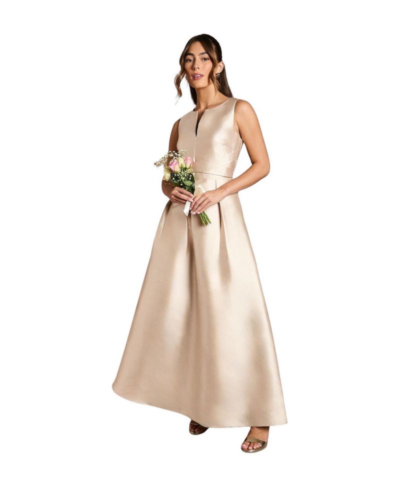 Women's Fit And Flare Sleeveless Dress