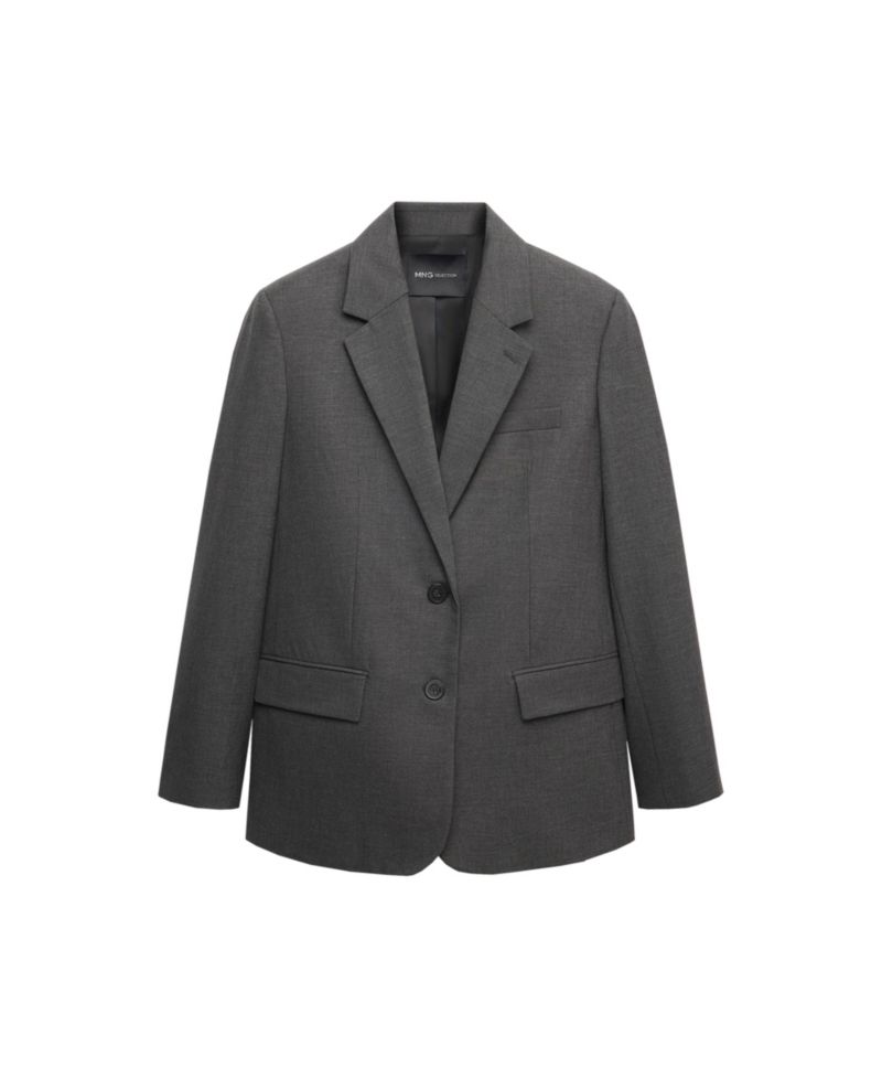 Women's Selection Wool-Blend Stretch Boyfriend Blazer