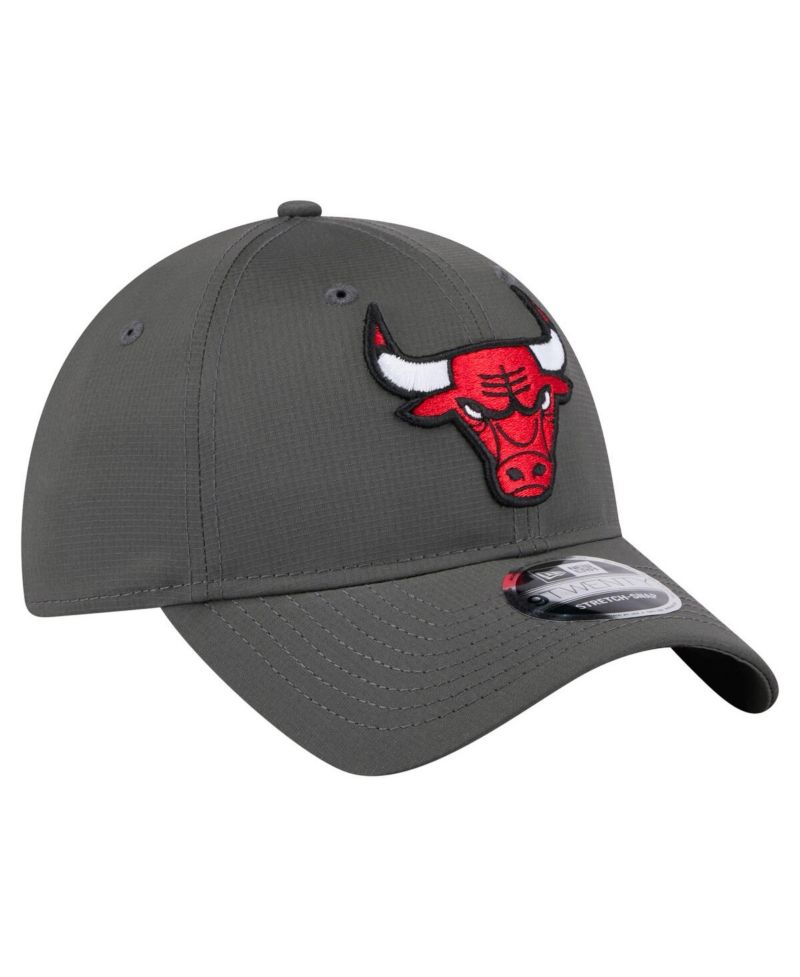 Men's Charcoal Chicago Bulls Active Ripstop 9TWENTY Adjustable Hat