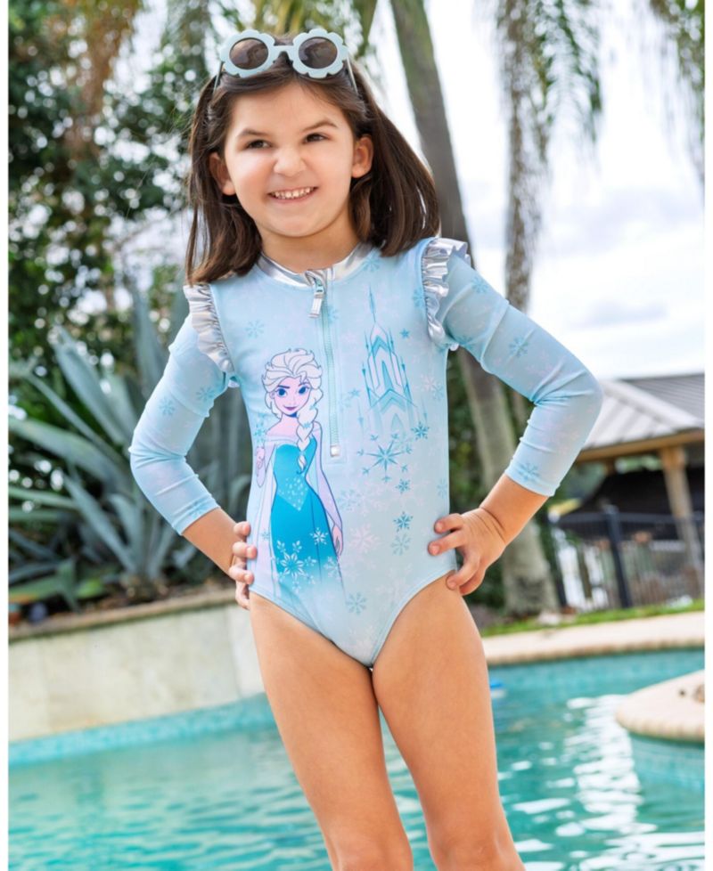 Minnie Mouse Queen Elsa Little Girls' One Piece Swimwear