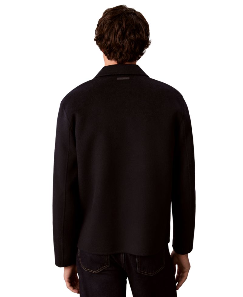 Men's Reversible Wool-Blend Classic-Fit Chore Jacket