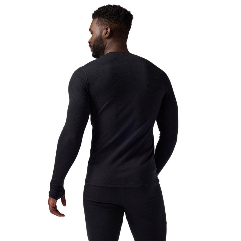 Men's Cedars RWS Merino Mid-Wt Baselayer Crew Top Midweight Long Underwear Tops