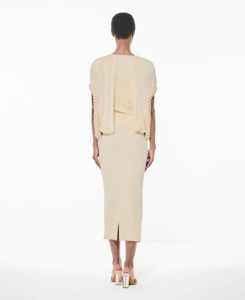 Women's Midi Pencil Knit Skirt