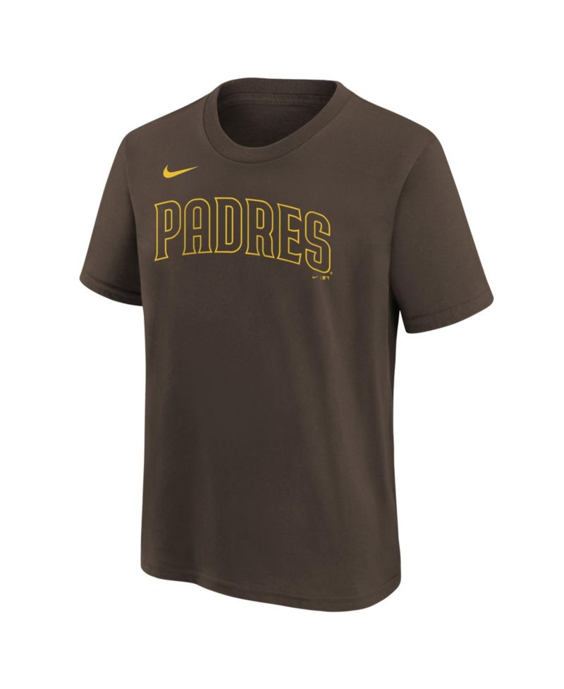 Big Boys and Girls Manny Machado Brown San Diego Padres Name & Number T-Shirt