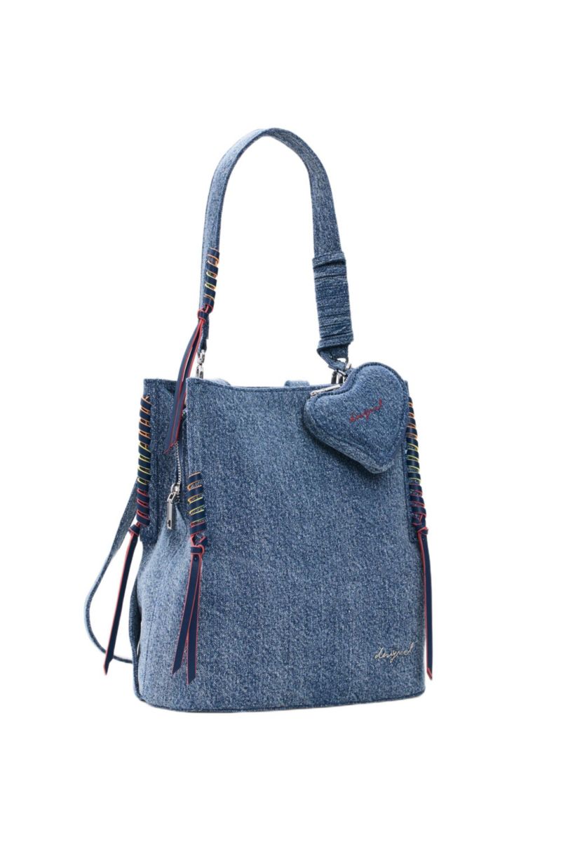 Women's Small denim heart backpack