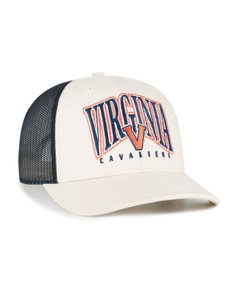Men's Natural Virginia Cavaliers Drawbridge Trucker Adjustable Hat