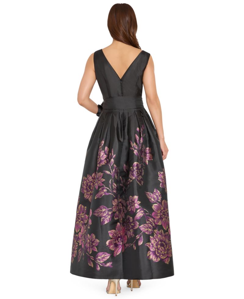 Women's Floral Sleeveless Gown