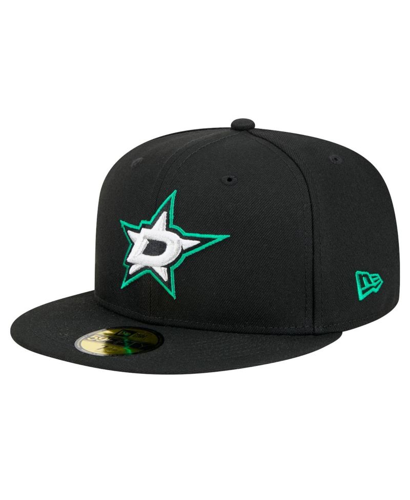 Men's Black Dallas Stars Core 59FIFTY Fitted Hat