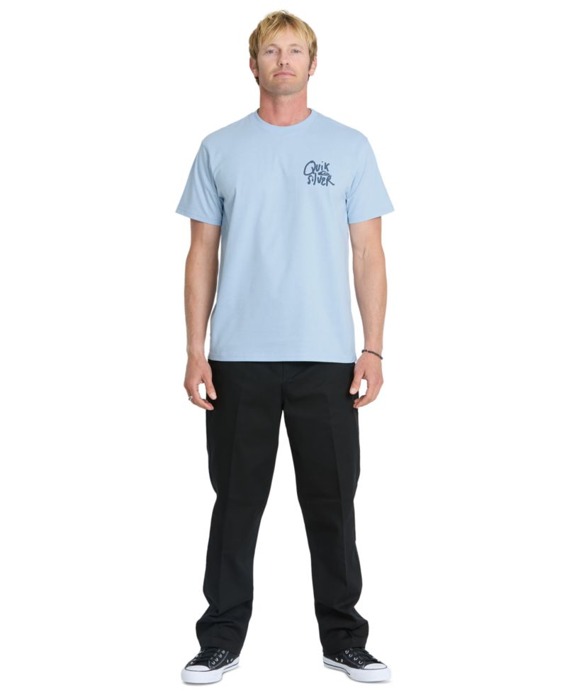 Men's Ringspun Cotton-Blend Crewneck T-Shirt