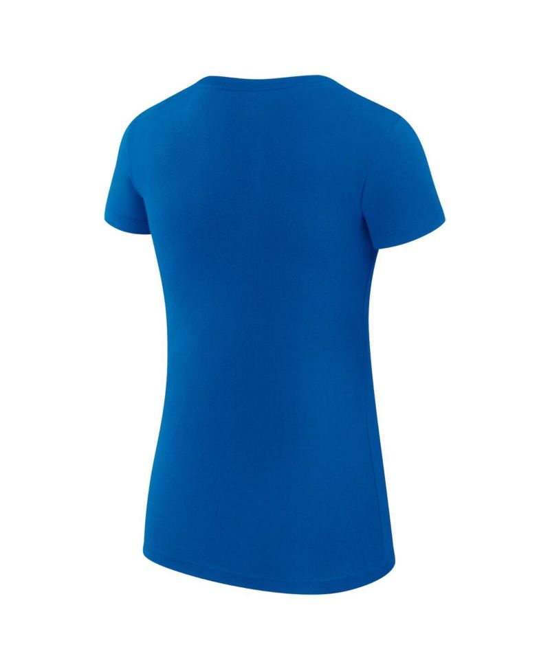 Women's Royal Los Angeles Dodgers City Graphic Fitted T-Shirt