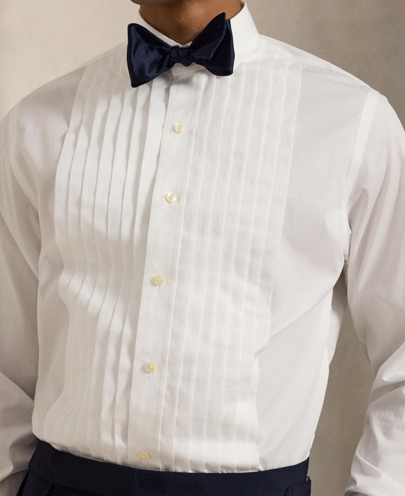 Men's Classic-Fit Poplin Tuxedo Shirt
