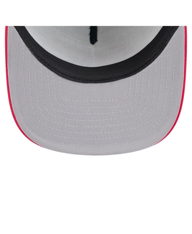 Men's White/Red California Angels Retro Script Trucker 9FIFTY Snapback Hat