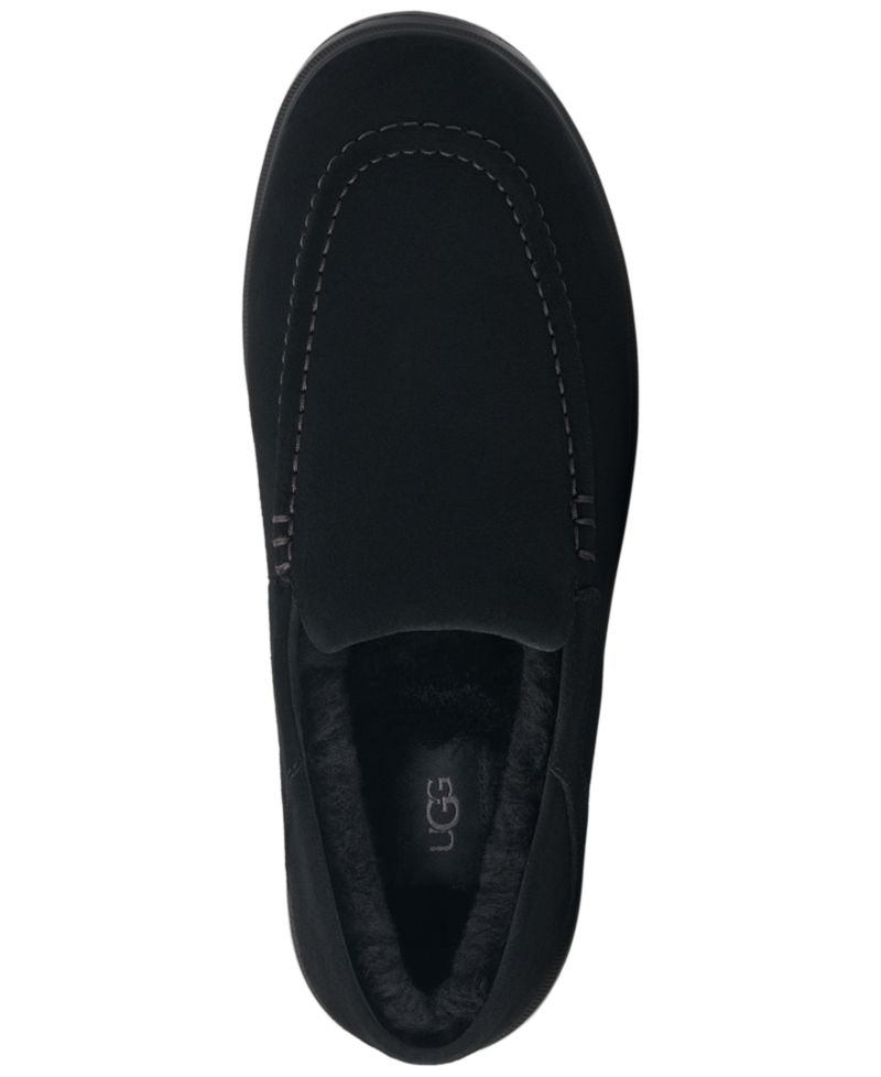 Men's Shep Suede Round-Toe Loafers