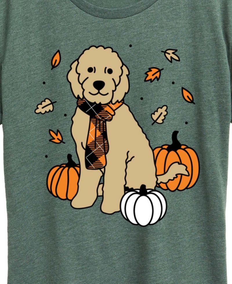 Plus Size Goldendoodle Women's Short Sleeve Graphic T-shirts