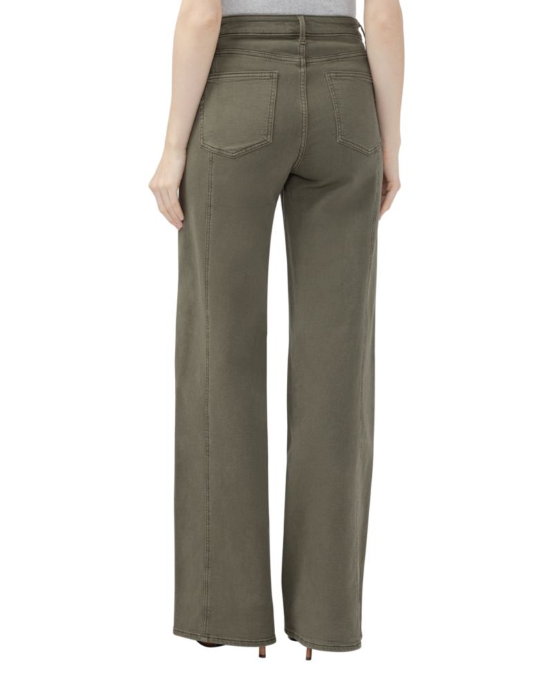 Women's Isbister High-Rise Wide-Leg Cotton-Blend Jeans