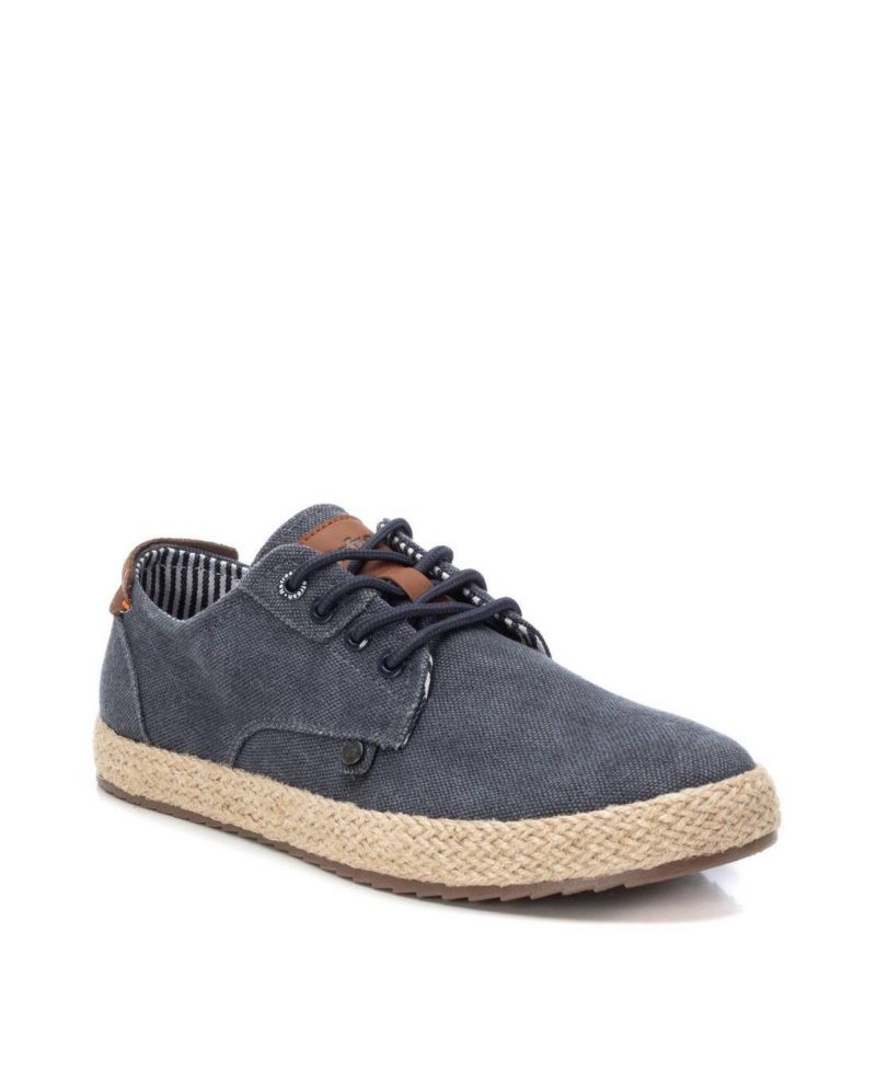 Men's Casual Jute Wrapped Sole Oxfords