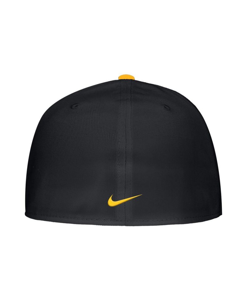 Men's Black Missouri Tigers On-Field Baseball Performance Fitted Hat