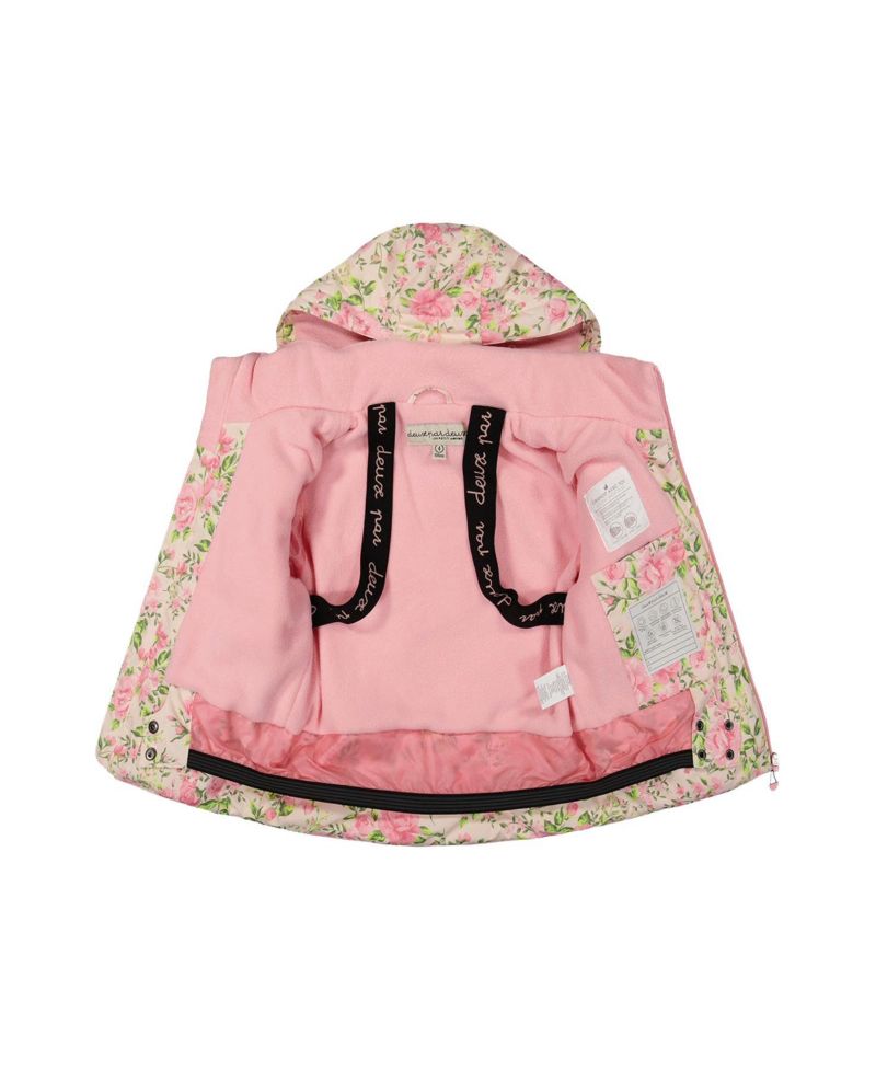Girls' 4-16 Play Hooded Floral-Print Jacket and Pants, 2-Piece Set
