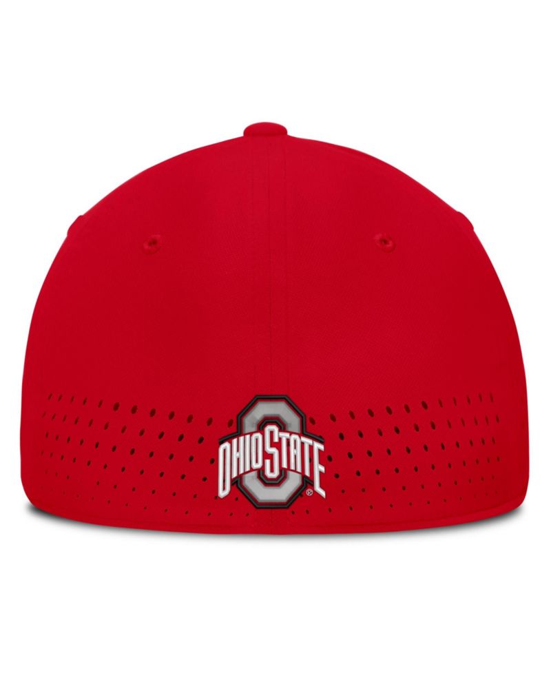 Ohio State Buckeyes Stretch-Fit Aerobill Swooshflex Baseball Cap