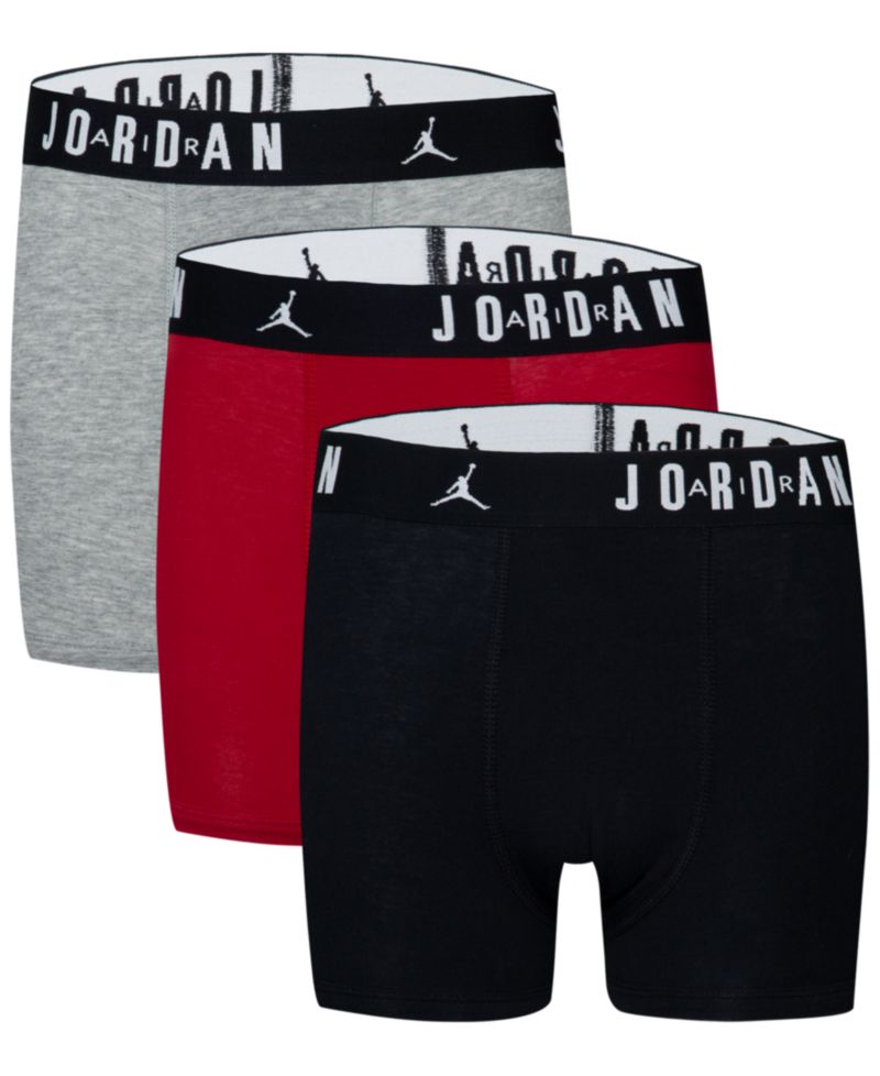 Боксерские трусы Dri-Fit на хлопчатобумажной основе для мальчиков 8-20 лет, 3 упаковки