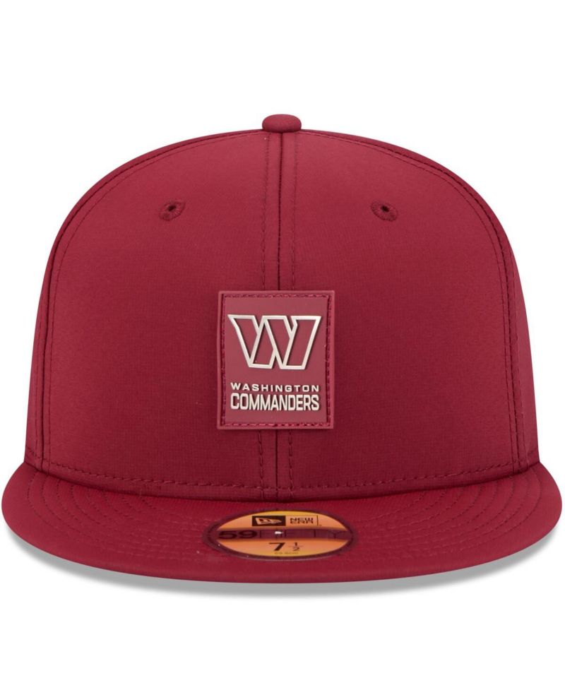 Men's Burgundy Washington Commanders 2025 Sideline 59FIFTY Fitted Hat